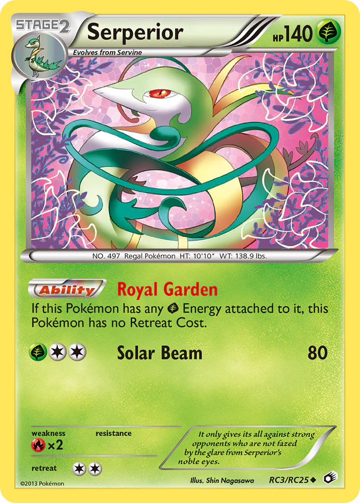 Serperior - RC3/RC25 - Uncommon [bw11-RC3] [Holo]