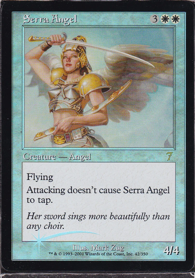 Serra Angel - Foil - Scan 12995