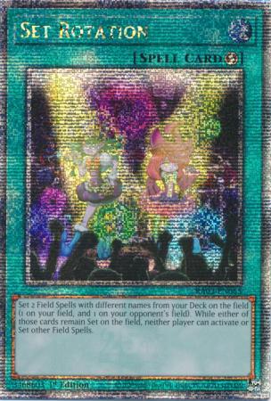 Set Rotation - RA03-EN065 - Quarter Century Secret Rare - 1st Edition