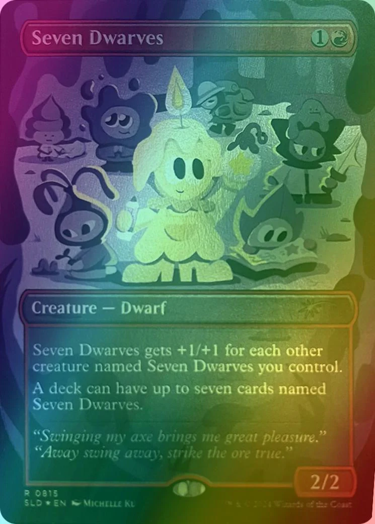 Seven Dwarves [0815] [Borderless] [Michelle Ku] [Secret Lair Drop] [Foil]