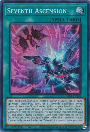 Seventh Ascension - RA04-EN098 - Super Rare - 1st Edition