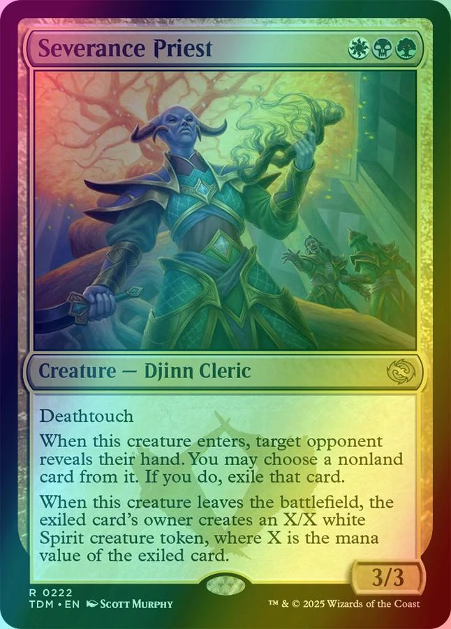 Severance Priest [222] [Tarkir: Dragonstorm] [Foil]
