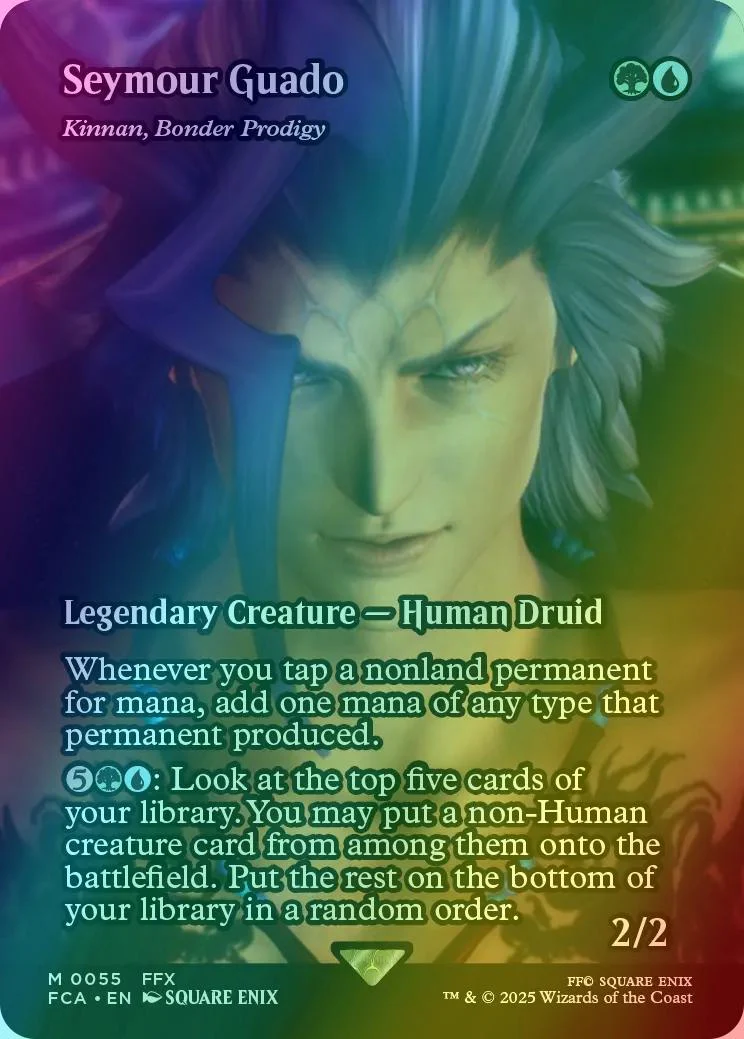 Seymour Guado - Kinnan, Bonder Prodigy [55] [Borderless] [FINAL FANTASY: Through the Ages] [Foil]