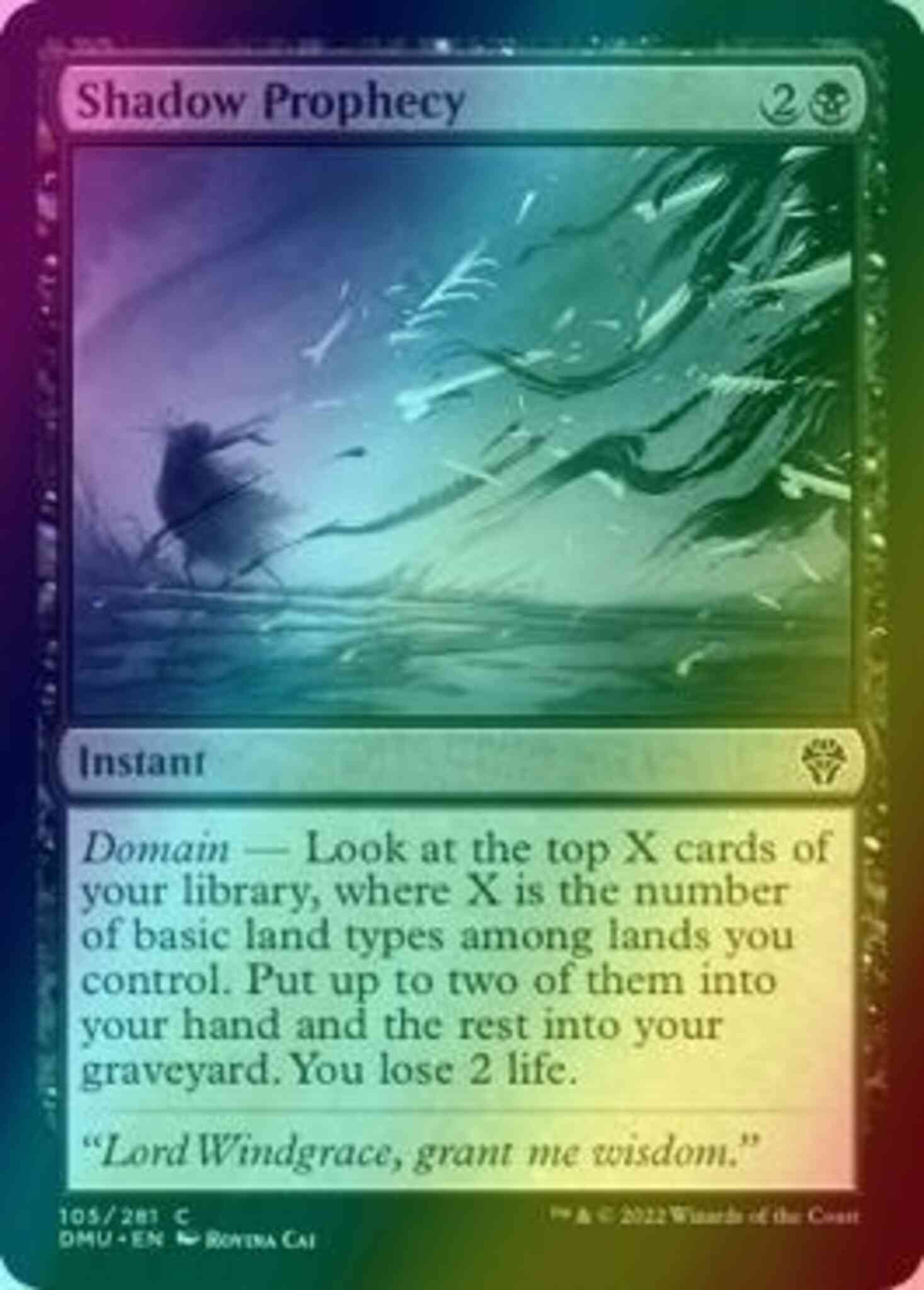 Shadow Prophecy [105] [Dominaria United] [Foil]