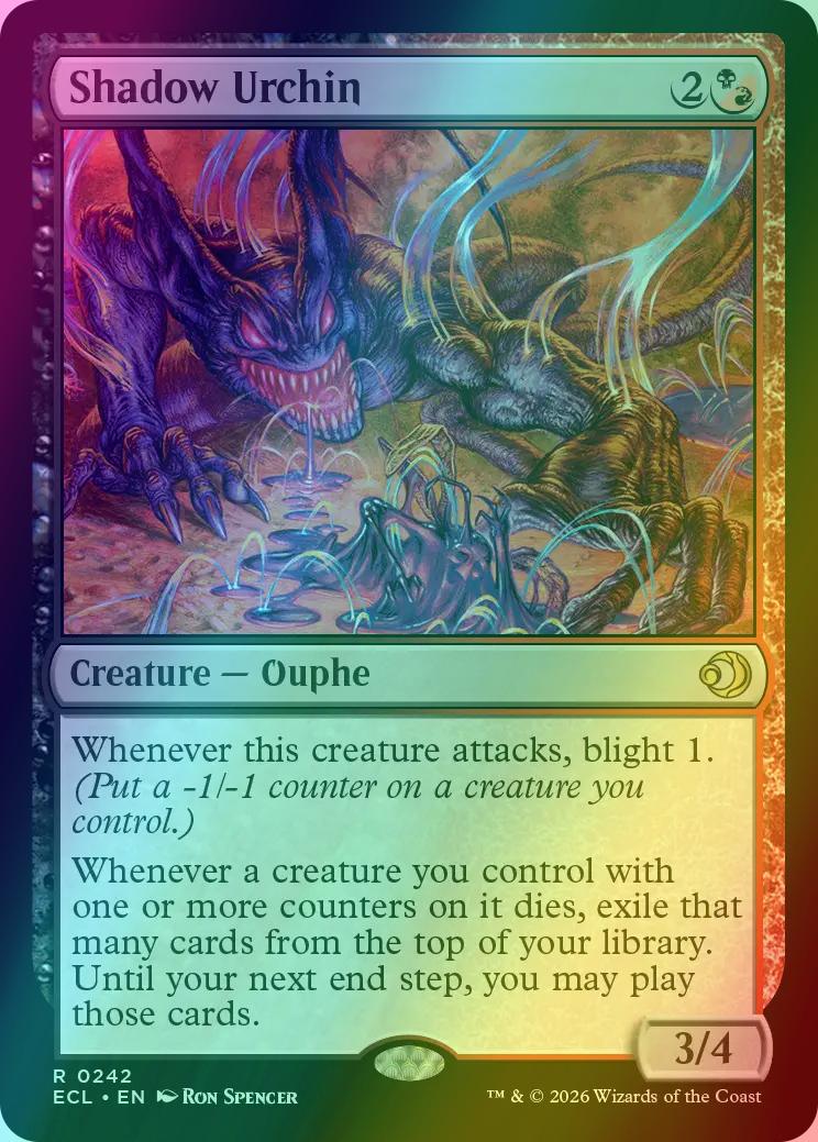 Shadow Urchin [242] [Lorwyn Eclipsed] [Foil]