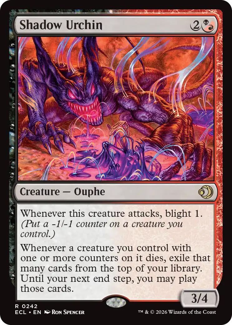 Shadow Urchin [242] [Lorwyn Eclipsed] [Non-Foil]