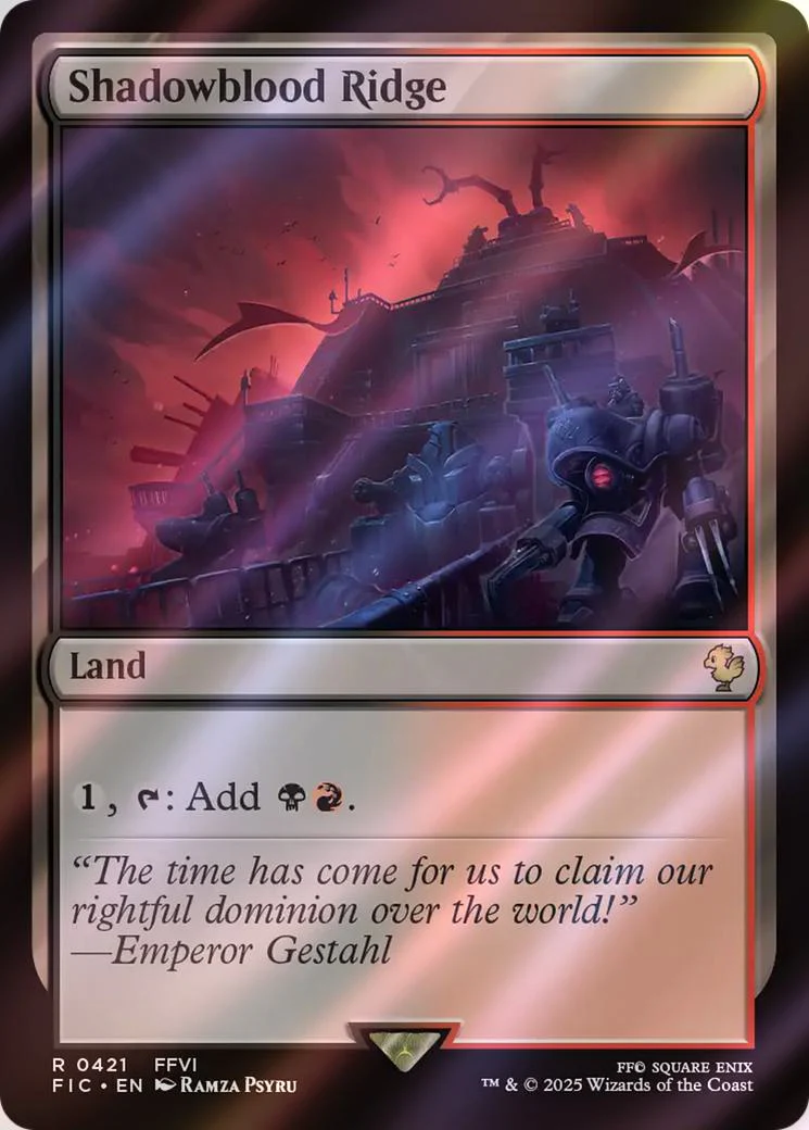 Shadowblood Ridge [421] [FINAL FANTASY: Commander] [Surge Foil]
