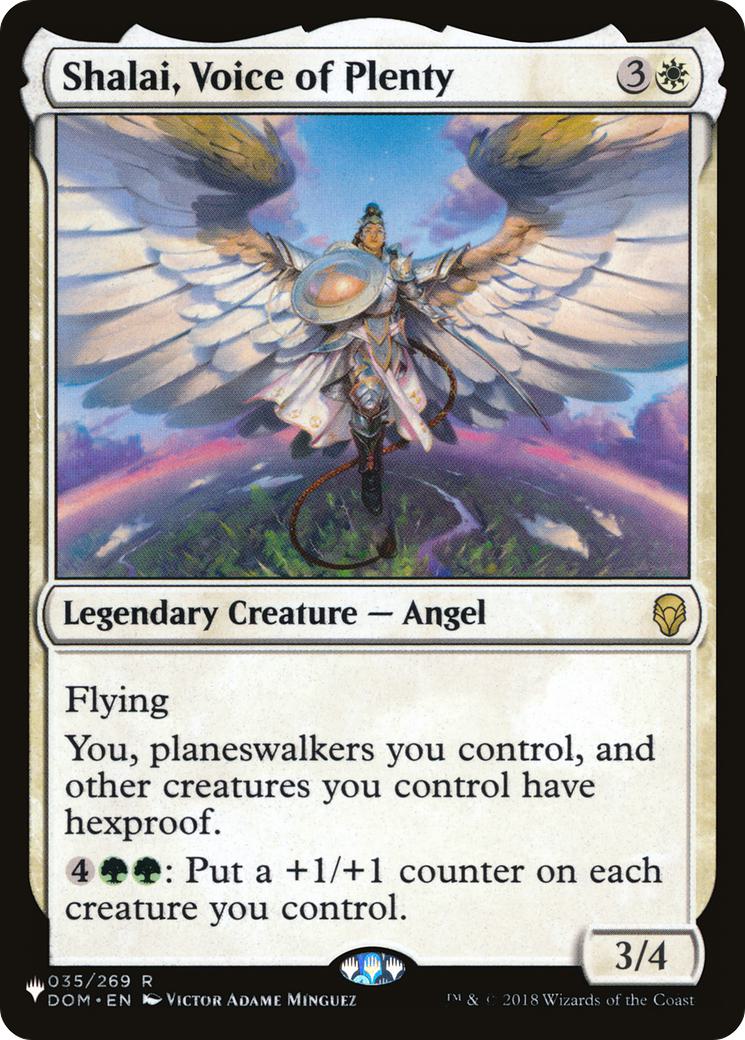 Shalai, Voice of Plenty [DOM-35] [The List] [Non-Foil]