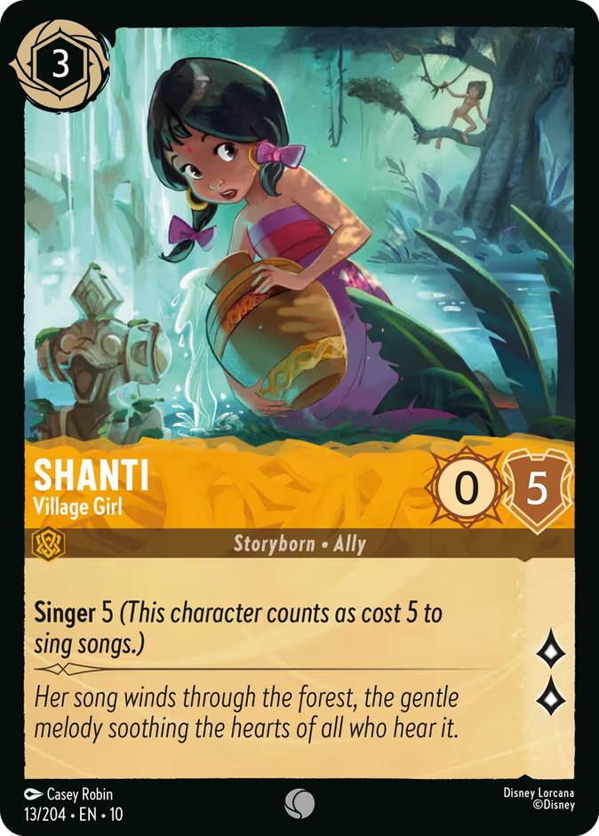 Shanti - Village Girl - 13/204 [Whispers in the Well] [Non-Foil]