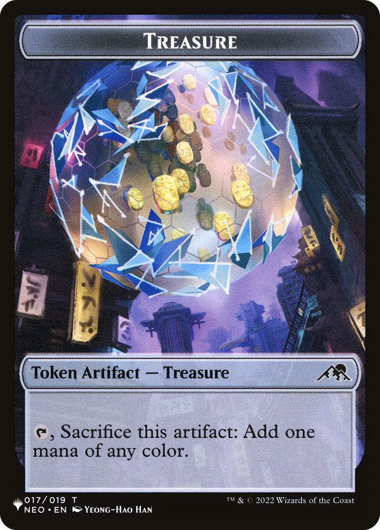 Citizen Token (12) // Treasure Token (17) [SNC/NEO Set Symbol] [The List] [Non-Foil] - Image 2