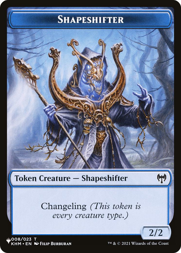 Shapeshifter Token (08) // Spirit Token (1852) [KHM/SLD Set Symbol] [The List] [Non-Foil]
