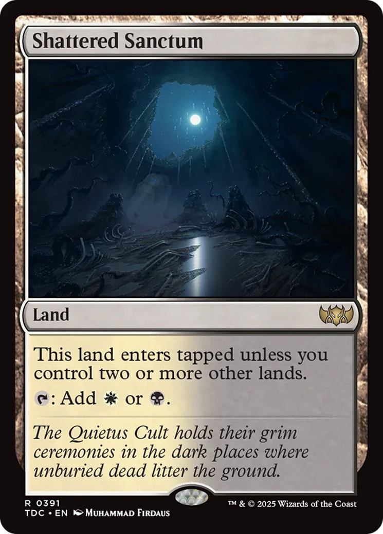 Shattered Sanctum [391] [Tarkir: Dragonstorm: Commander] [Non-Foil]