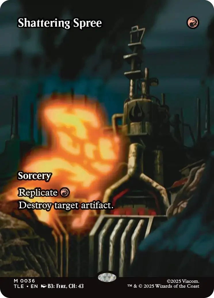 Shattering Spree [36] [Borderless] [Source Material] [Avatar: The Last Airbender Eternal] [Non-Foil]