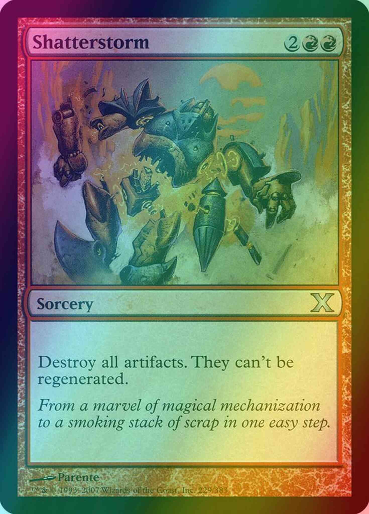 Shatterstorm [229] [Tenth Edition] [Foil]