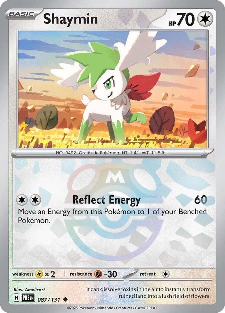 Shaymin - Master Ball Pattern - 087/131 - Uncommon [sv085-087] [Reverse Holo]