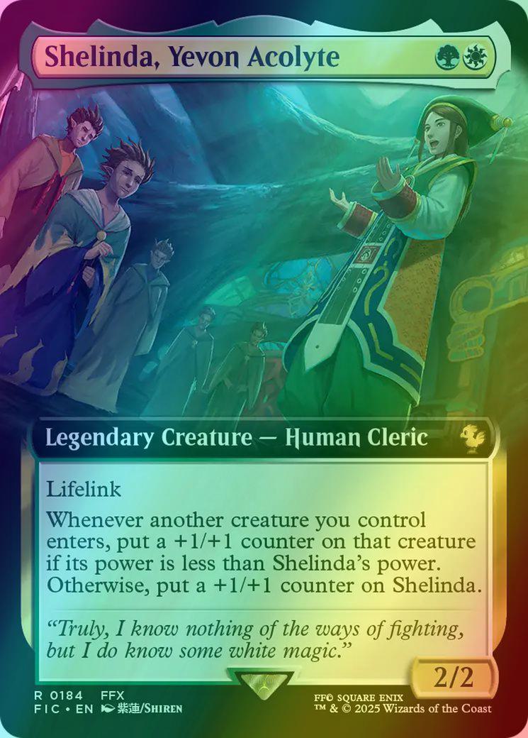 Shelinda, Yevon Acolyte [184] [Extended Art] [FINAL FANTASY: Commander] [Foil]