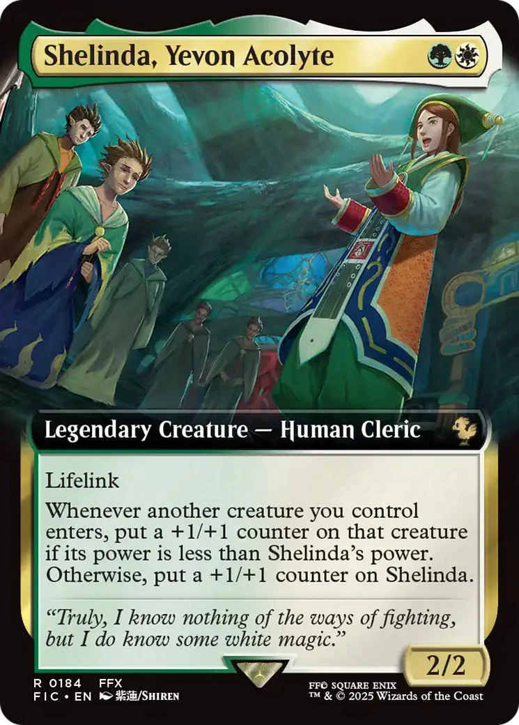 Shelinda, Yevon Acolyte [184] [Extended Art] [FINAL FANTASY: Commander] [Non-Foil]