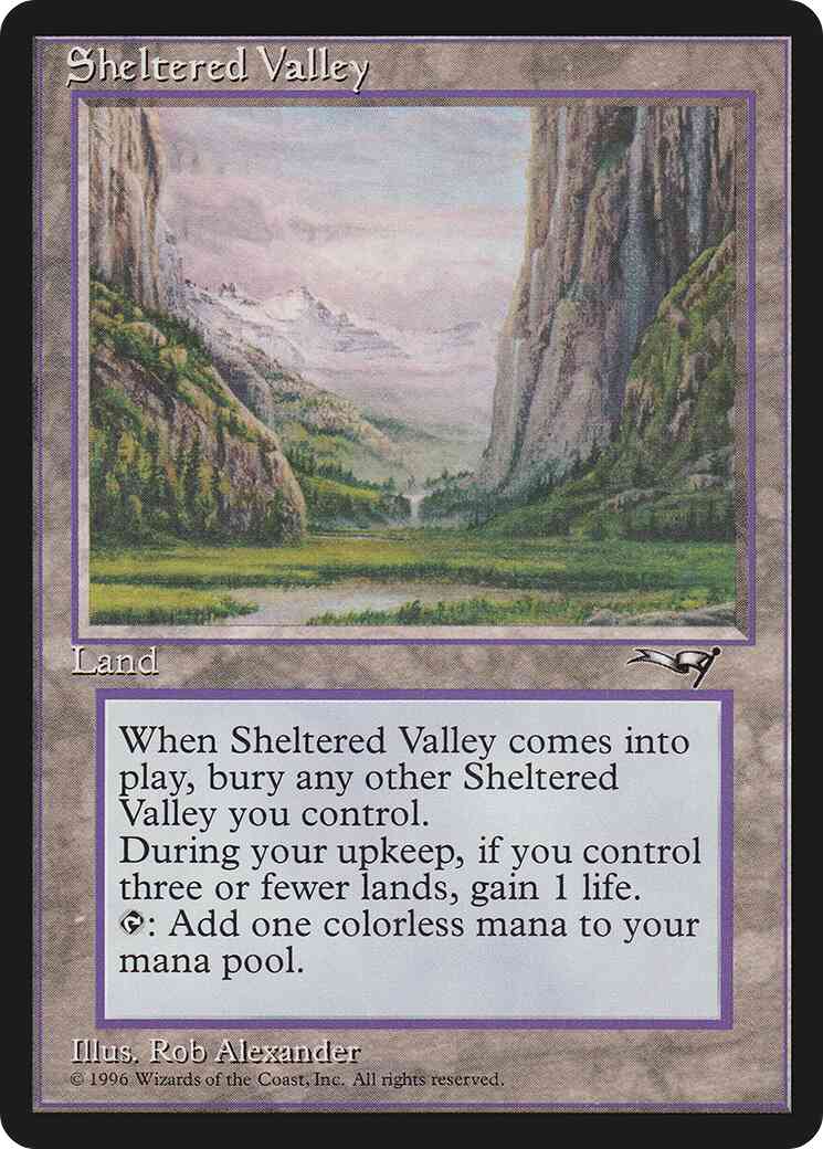 Sheltered Valley [142] [Alliances] [Non-Foil]