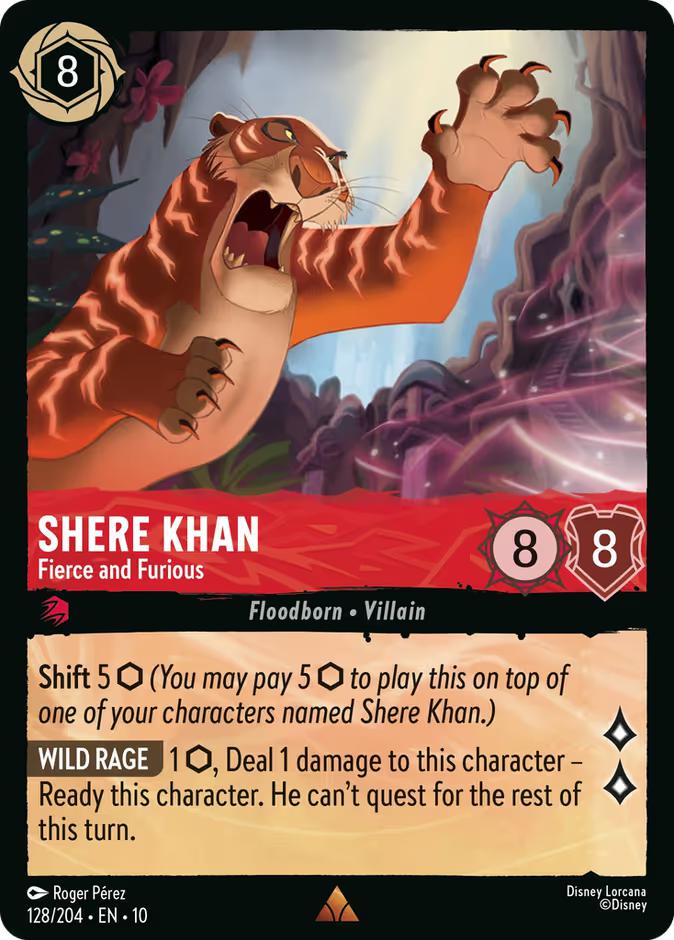Shere Khan - Fierce and Furious - 128/204 [Whispers in the Well] [Non-Foil]
