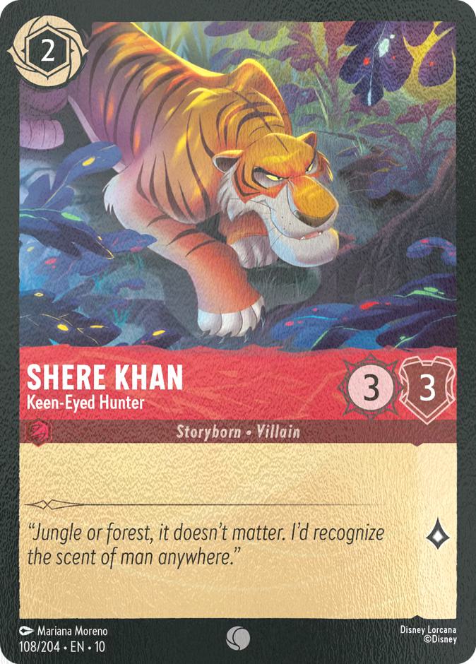 Shere Khan - Keen-Eyed Hunter - 108/204 [Whispers in the Well] [Cold Foil]