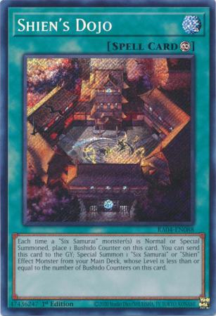 Shien's Dojo - RA04-EN088 - Secret Rare - 1st Edition