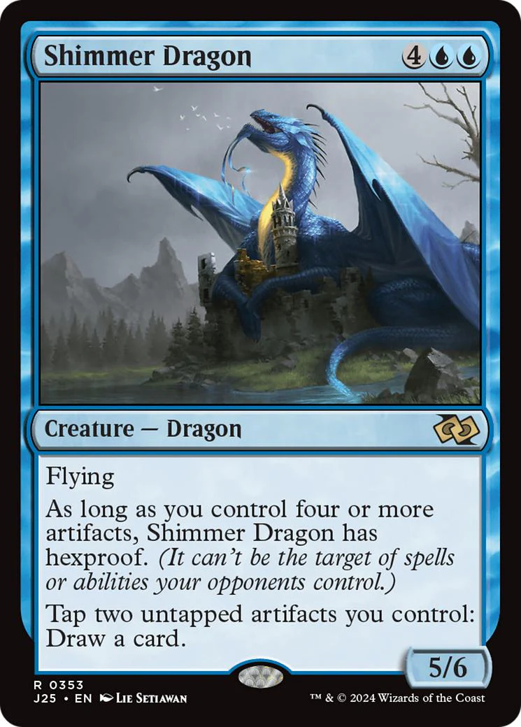 Shimmer Dragon [353] [Foundations: Jumpstart] [Non-Foil]