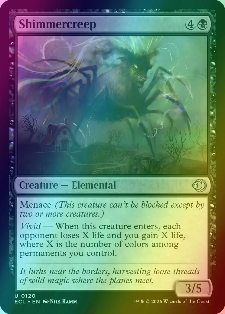 Shimmercreep [120] [Lorwyn Eclipsed] [Foil]