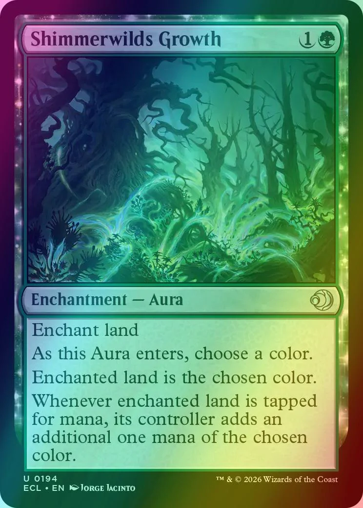 Shimmerwilds Growth [194] [Lorwyn Eclipsed] [Foil]