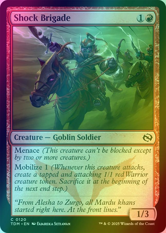 Shock Brigade [120] [Tarkir: Dragonstorm] [Foil]