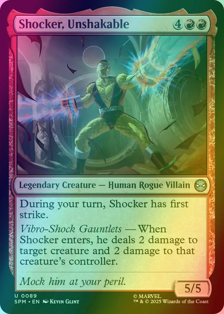 Shocker, Unshakable [89] [Marvel's Spider-Man] [Foil]