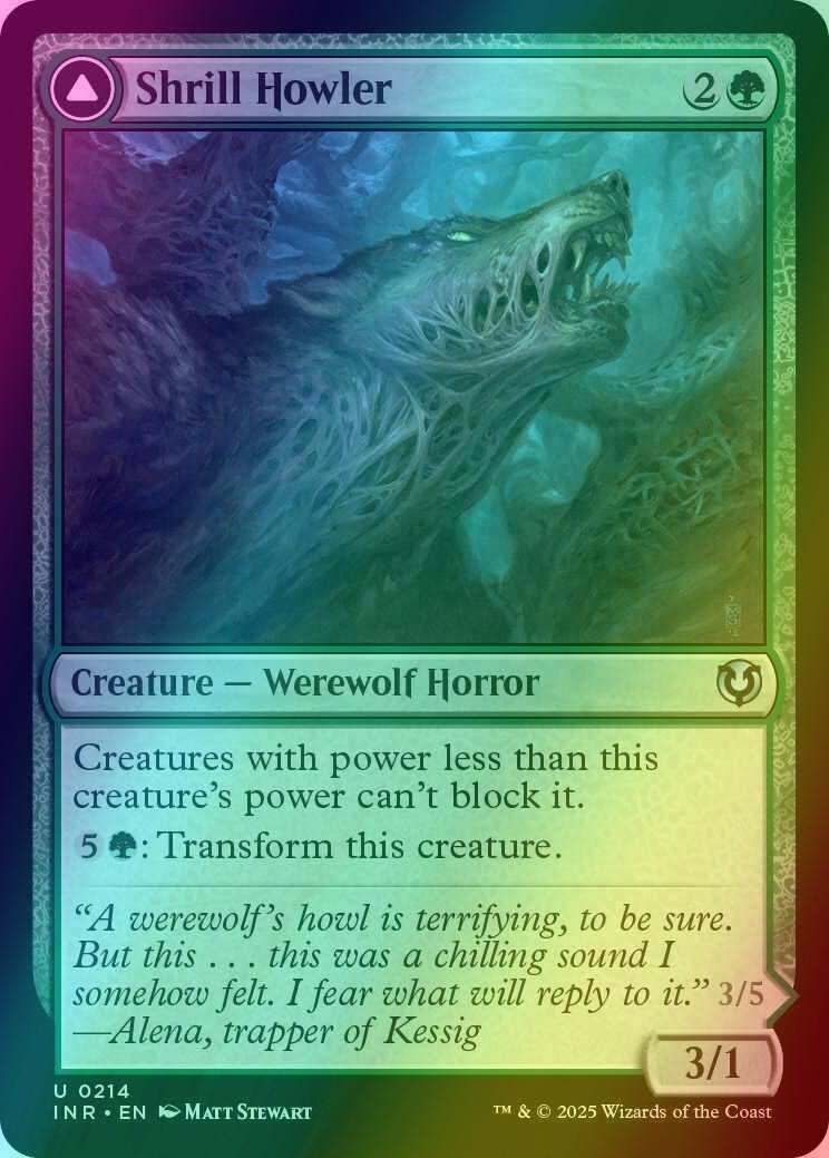Shrill Howler // Howling Chorus [214] [Innistrad Remastered] [Foil]