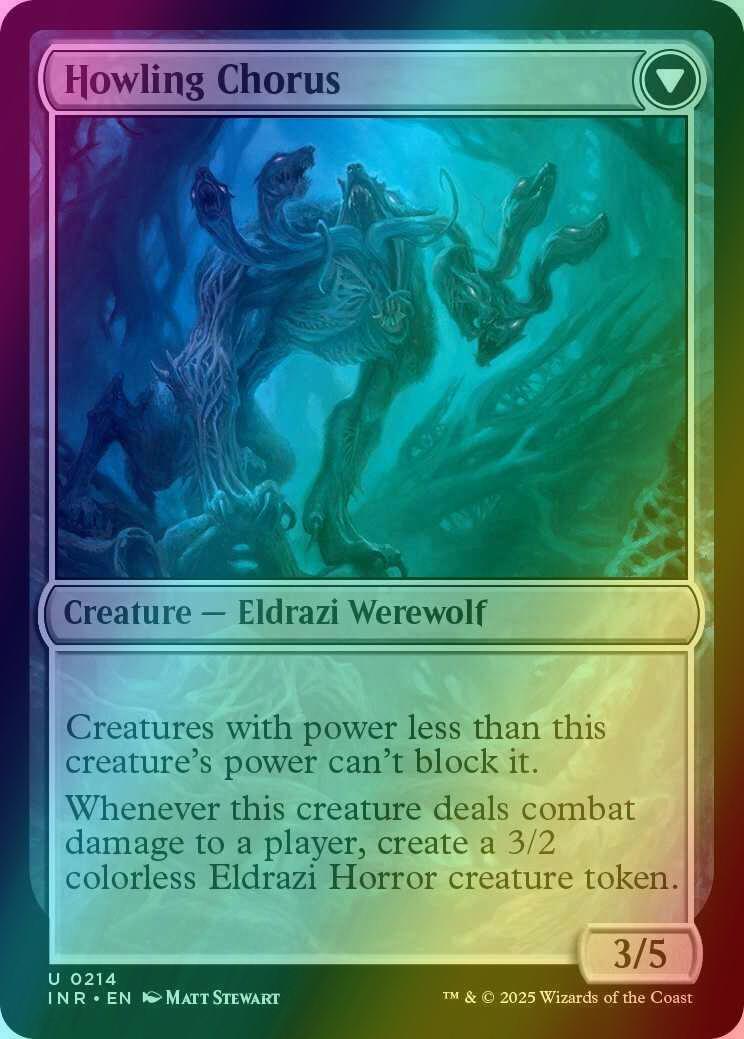 Shrill Howler // Howling Chorus [214] [Innistrad Remastered] [Foil] - Image 2