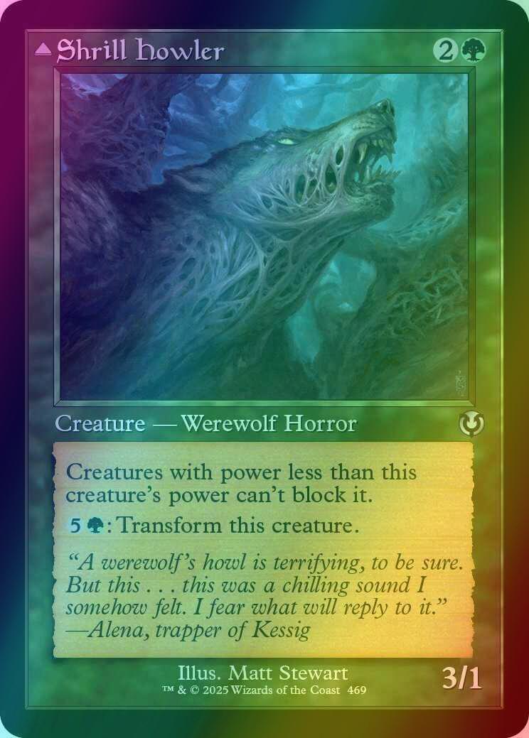 Shrill Howler // Howling Chorus [469] [Retro Frame] [Innistrad Remastered] [Foil]