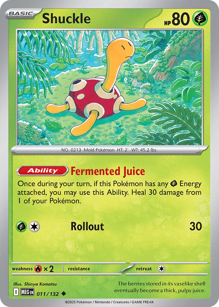 Shuckle - 011/132 - Uncommon [me01-011] [Non-Holo]