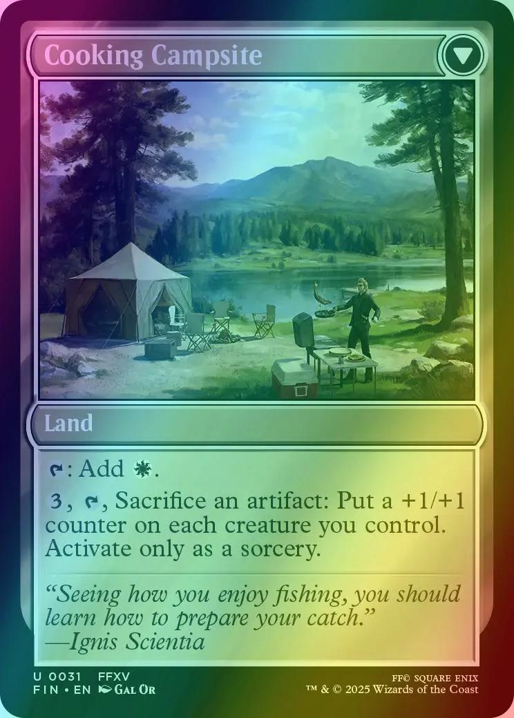 Sidequest: Catch a Fish // Cooking Campsite [31] [FINAL FANTASY] [Foil] - Image 2