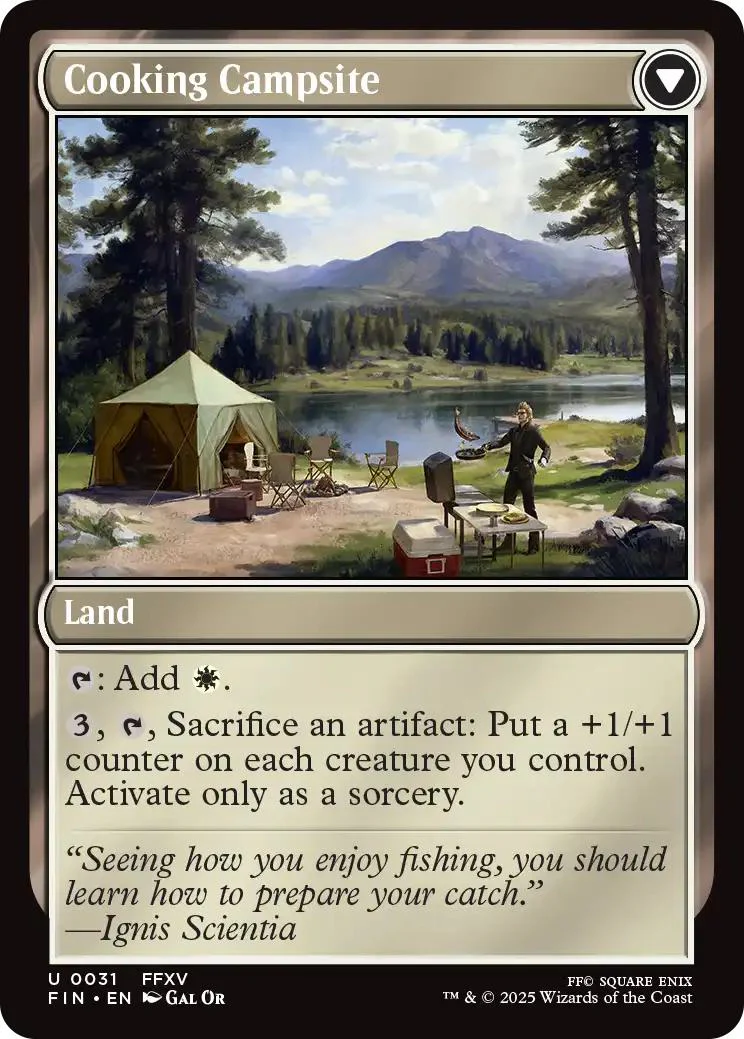 Sidequest: Catch a Fish // Cooking Campsite [31] [FINAL FANTASY] [Non-Foil] - Image 2