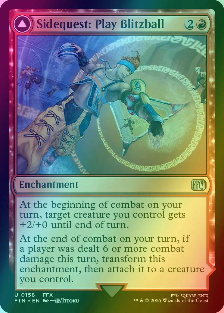 Sidequest: Play Blitzball // World Champion, Celestial Weapon [158] [FINAL FANTASY] [Foil]