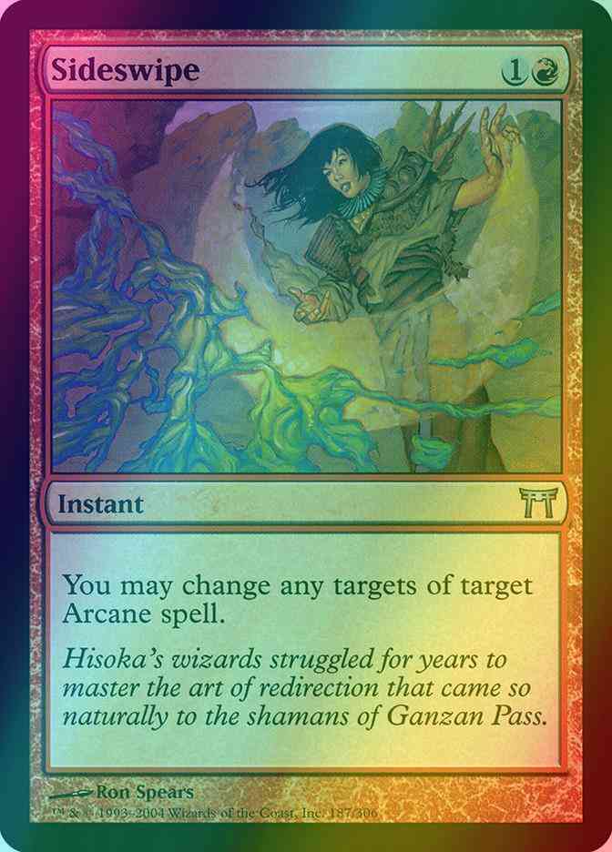 Sideswipe [187] [Champions of Kamigawa] [Foil]
