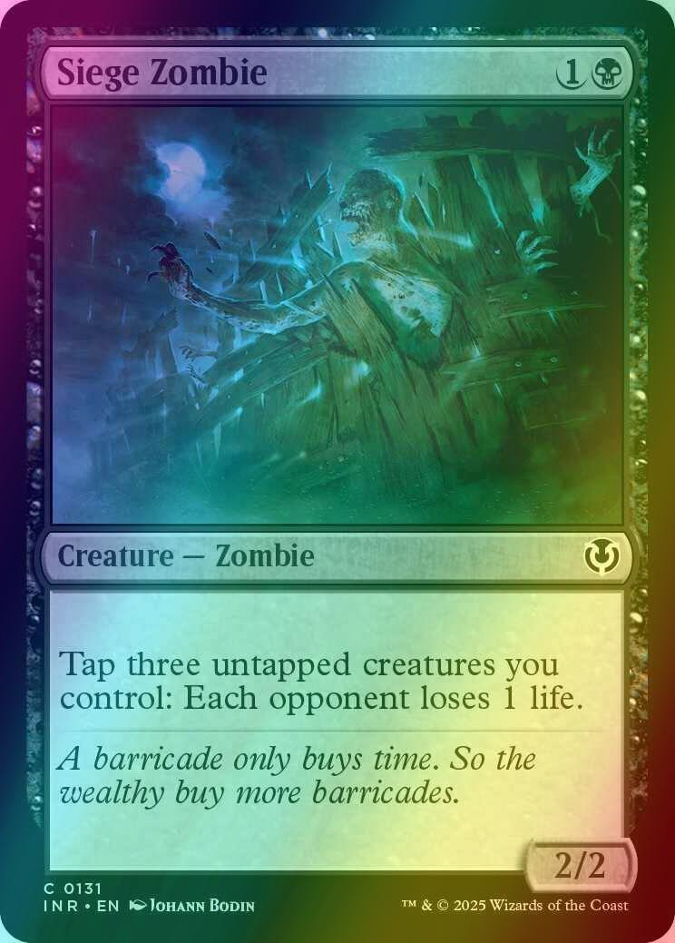 Siege Zombie [131] [Innistrad Remastered] [Foil]