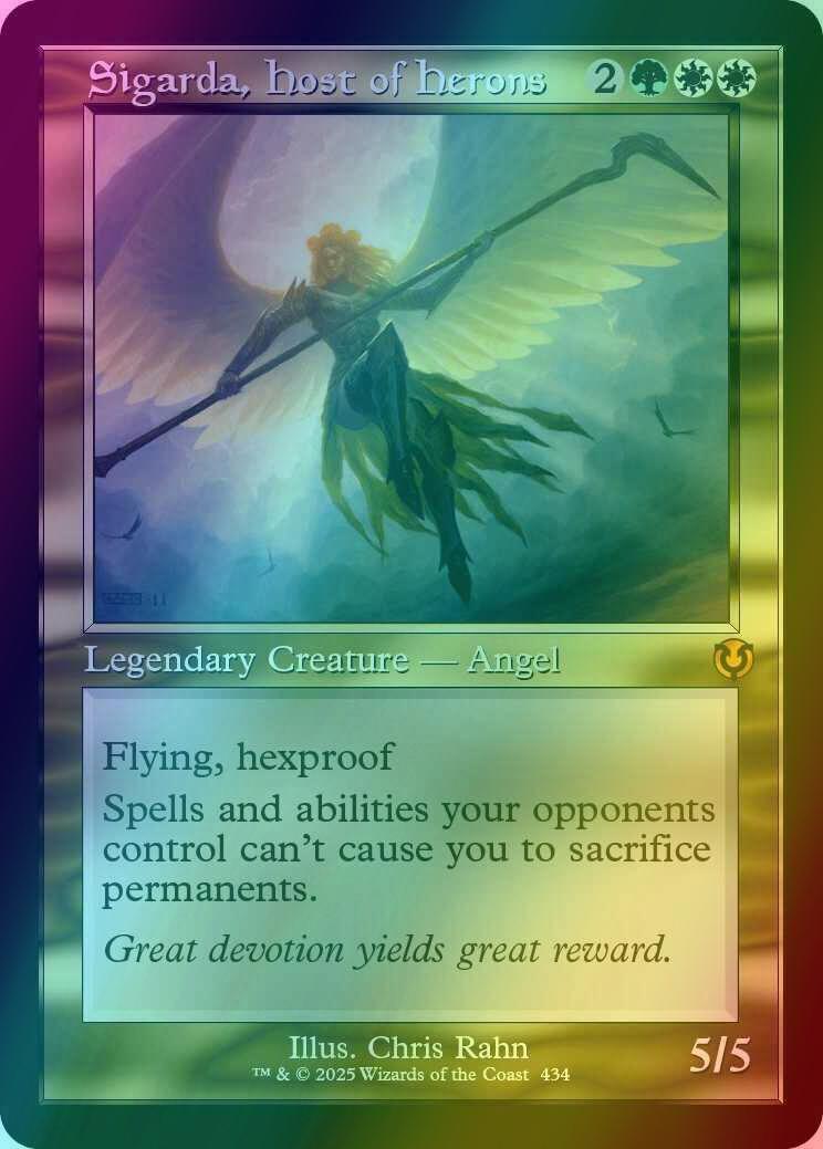 Sigarda, Host of Herons [434] [Retro Frame] [Innistrad Remastered] [Foil]