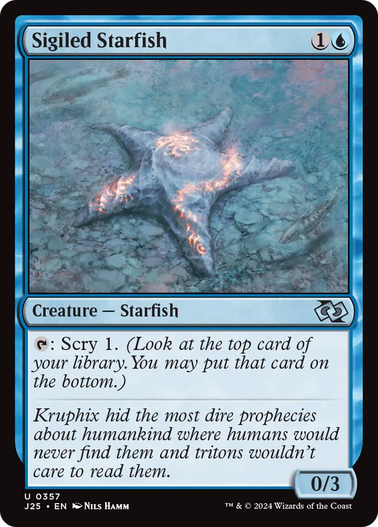 Sigiled Starfish [357] [Foundations: Jumpstart] [Non-Foil]