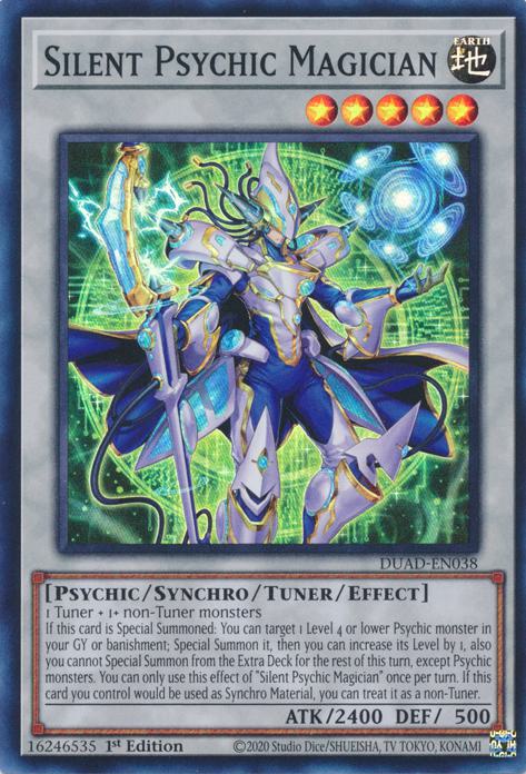 Silent Psychic Magician - DUAD-EN038 - Super Rare - 1st Edition