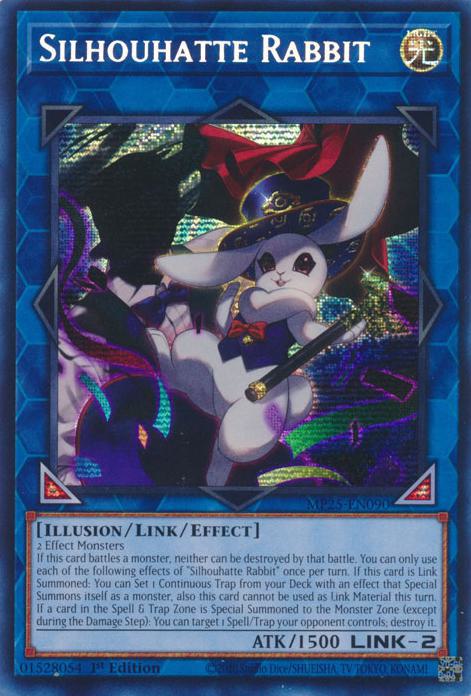 Silhouhatte Rabbit - MP25-EN090 - Prismatic Secret Rare - 1st Edition