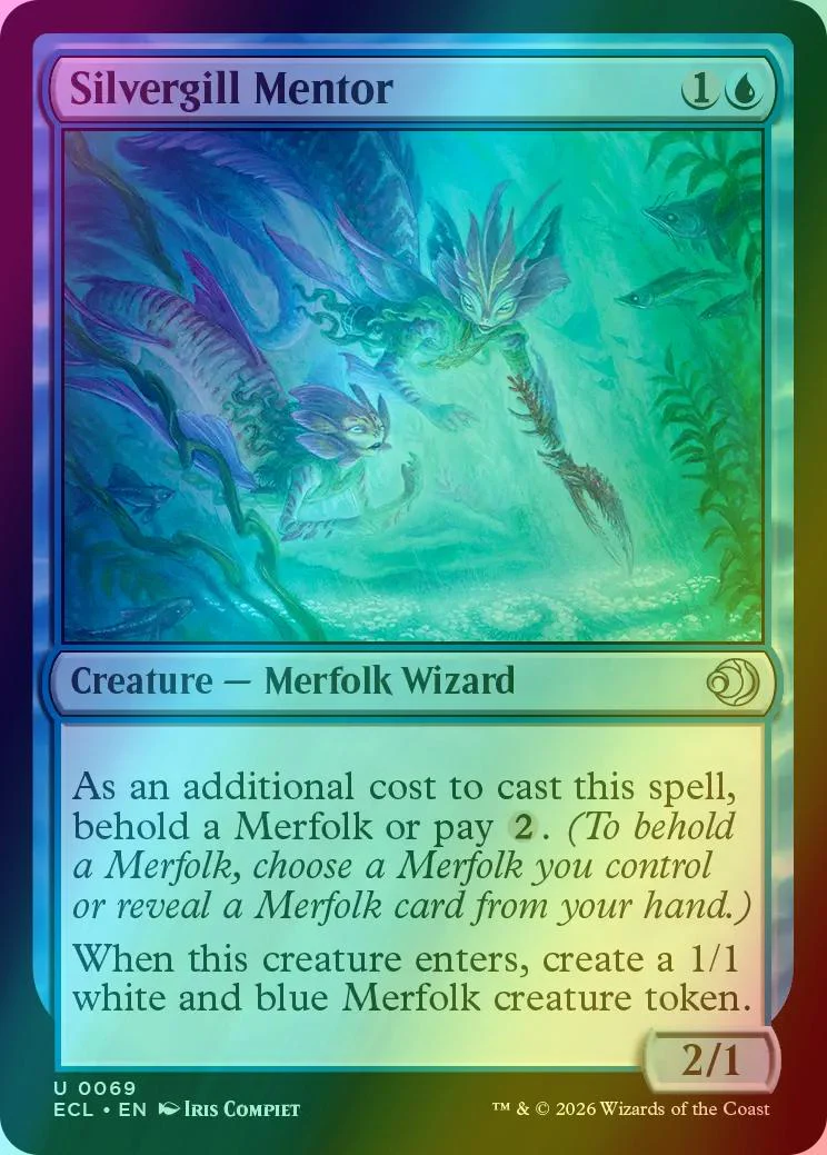 Silvergill Mentor [69] [Lorwyn Eclipsed] [Foil]