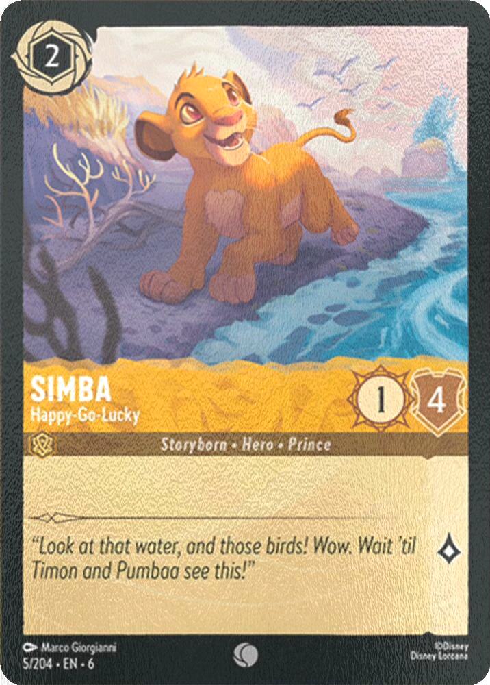 Simba - Happy-Go-Lucky - 5/204 [Azurite Sea] [Cold Foil]