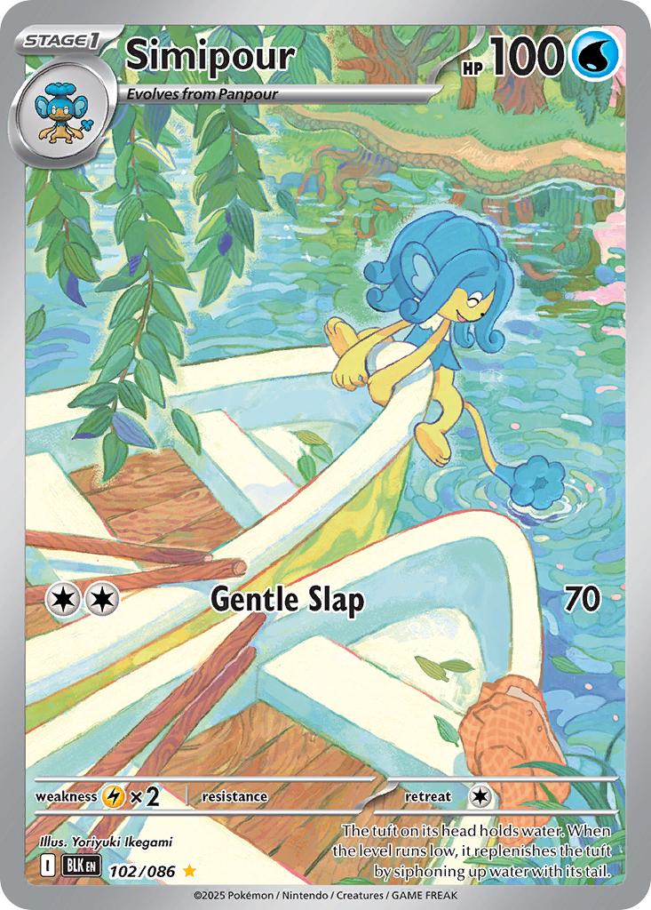 Simipour - 102/086 - Illustration Rare [sv105b-102] [Ultra]