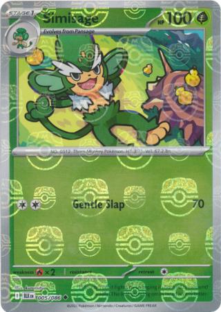Simisage - Master Ball Pattern - 005/086 - Uncommon [sv105b-005] [Reverse Holo]