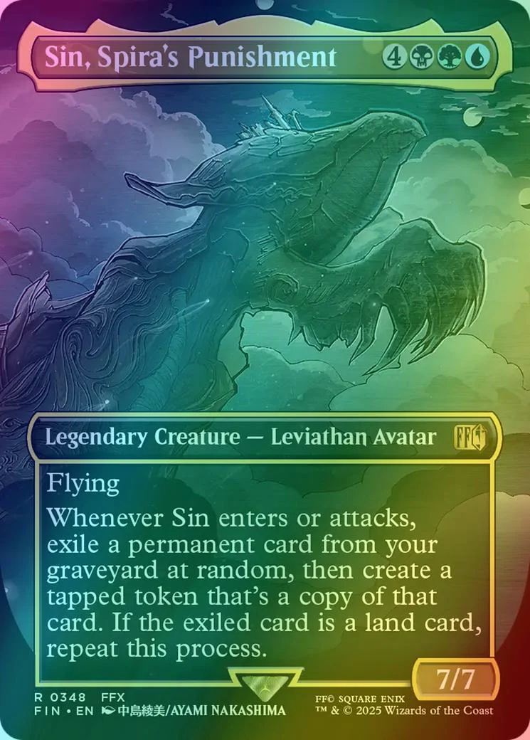 Sin, Spira's Punishment [348] [Borderless] [FINAL FANTASY] [Foil]