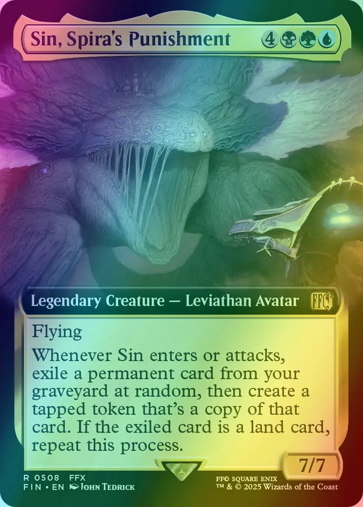 Sin, Spira's Punishment [508] [Extended Art] [FINAL FANTASY] [Foil]