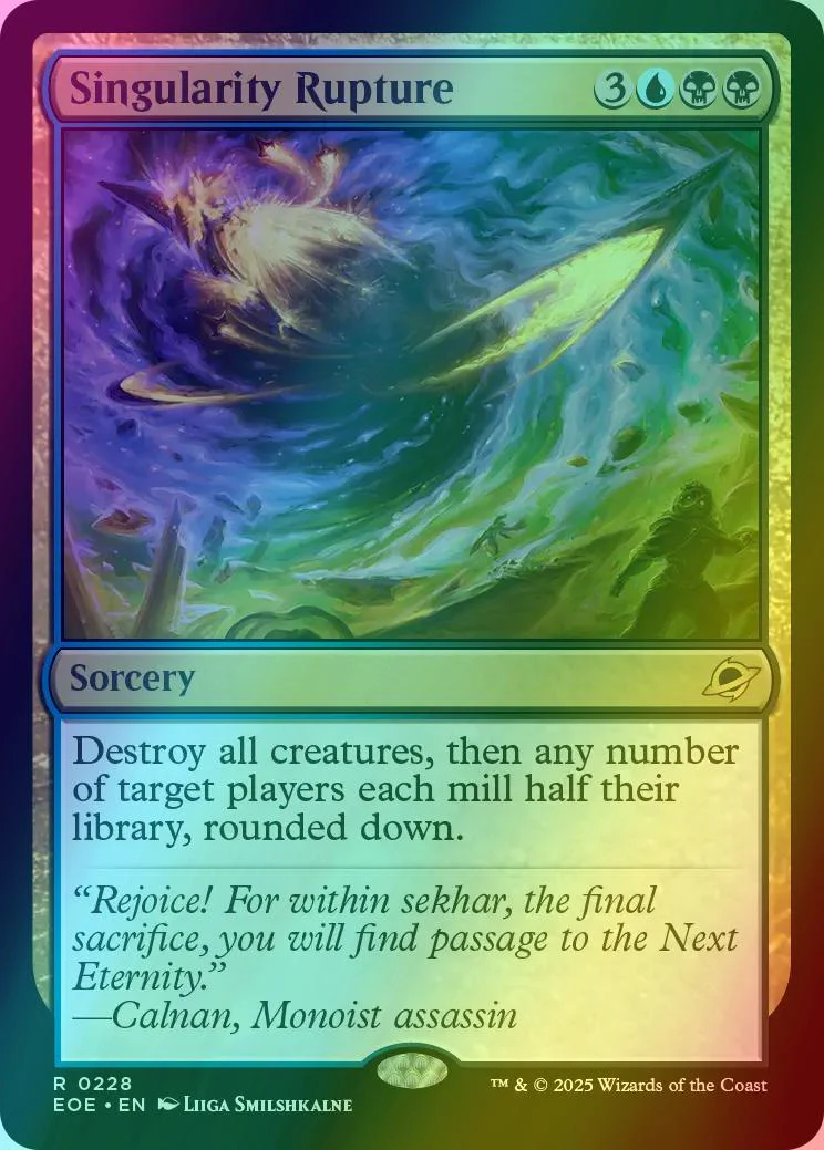 Singularity Rupture [228] [Edge of Eternities] [Foil]